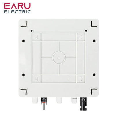 DC 1000V 1 Input 1 Output Solar Photovoltaic PV Combiner Box With Surge Lightning Protection DC Fuse MCB SPD Waterproof Box IP65