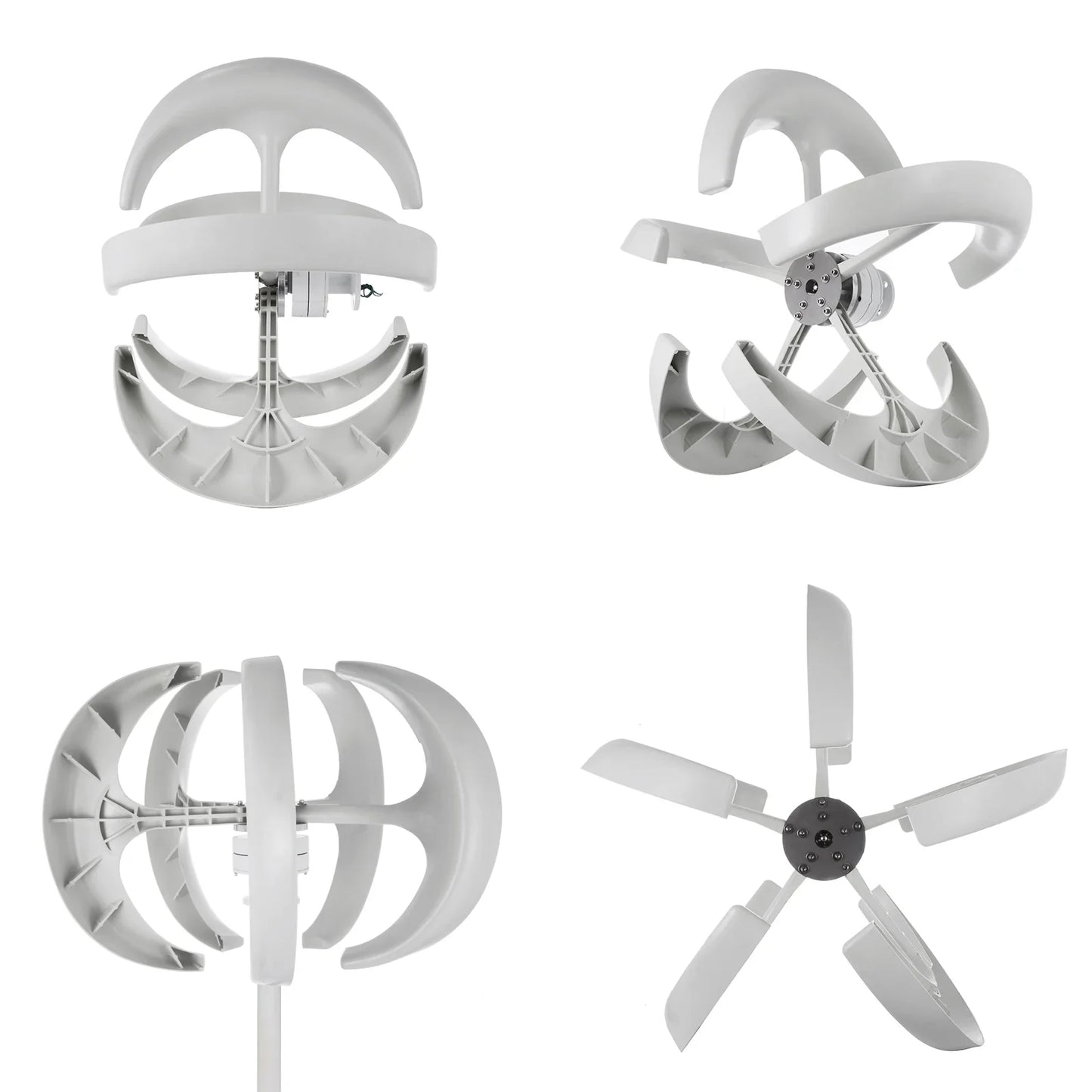 3000W Wind Turbine 12V 24V 48V Vertical Axies Wind Generator VAWT Small Windmill Free Energy With MPPT Charge Controller Homeuse by 54Grid - Renewable Energy Store
