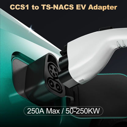 feyree CCS1 to TS-NACS Adapter for Tesla Model 3,Y, S and X - NACS Owners Only - Fast Charge NACS with CCS1 Chargers CCS1 Combo by 54Grid - Renewable Energy Store
