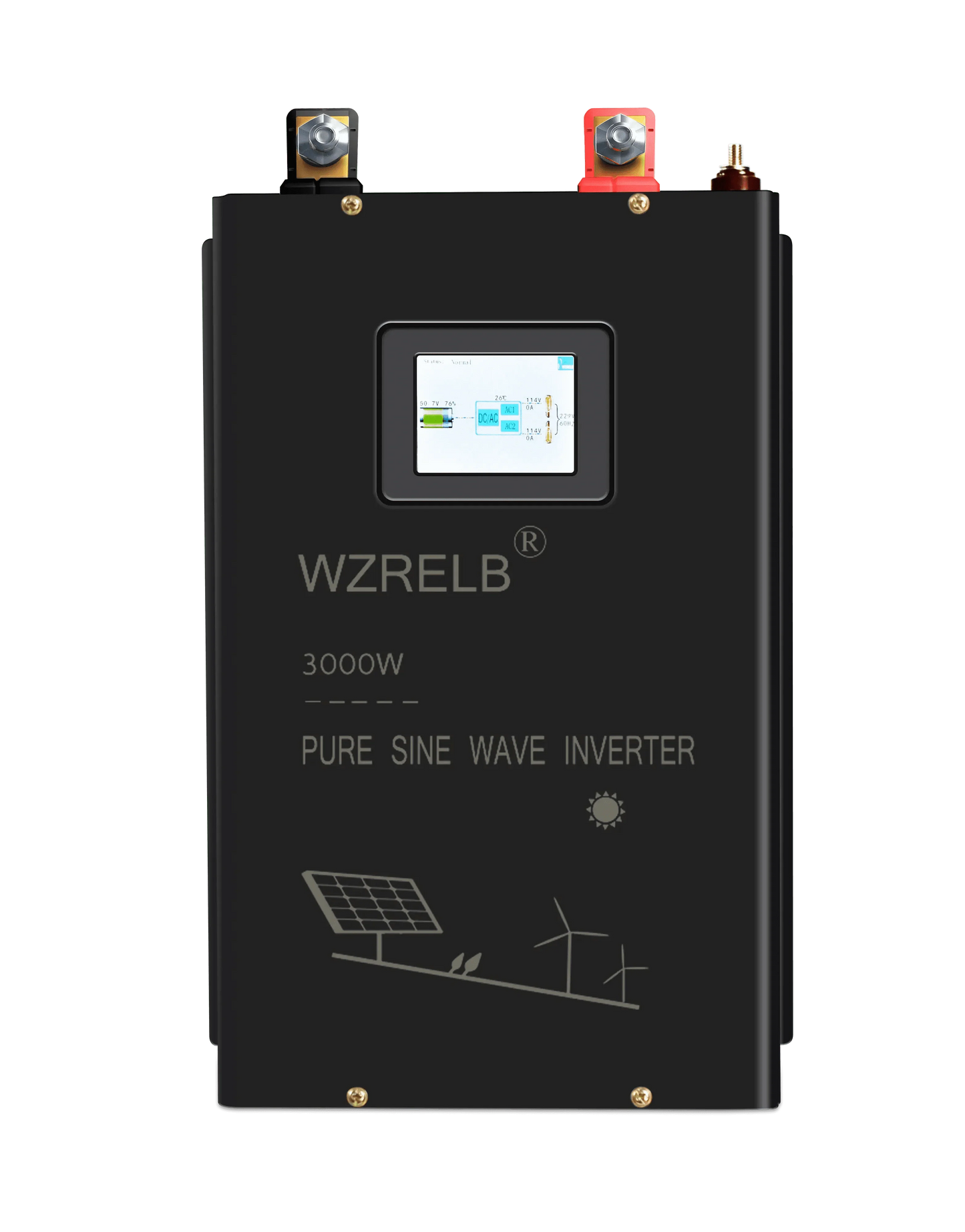 3000W Split-phase Pure Sine Wave Solar  Inverter 24V 220V Power Bank Inverter Solar Panel Converter 24V/48V DC to 220V/240V AC - 54Grid - Renewable Energy Store