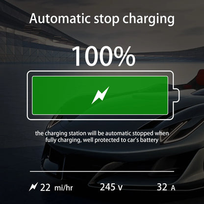 feyree Type2 7KW 32A 1Phase Portable EV Charger 5m Cable Current Adjustable EVSE Wallbox Charging Box for Electric Car Charger