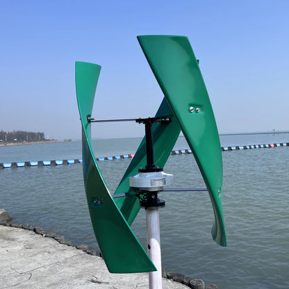 CE Noiseless Vertical Axis Windmill 800W 12V 24V 48V Permanent Coreless Magnet Wind Turbine Generator Homeuse by 54Grid - Renewable Energy Store