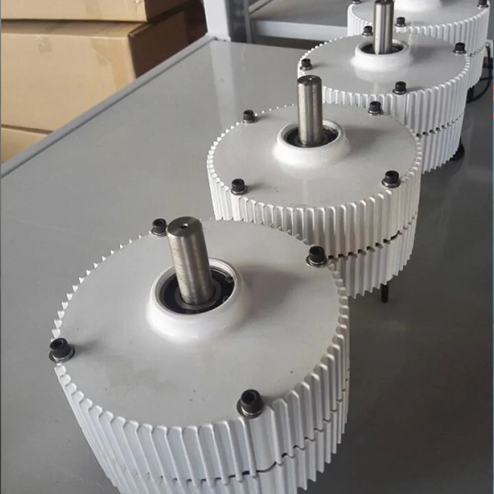 Emergency Generator 12V 24V 48V 300W~600W 3 Phase Gearless Permanent Magnet AC Alternators For Wind Water Turbine Diesel Engine by 54Grid - Renewable Energy Store