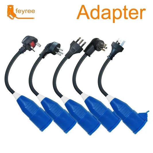 feyree EV Charger Adapter for Type2 16A 3.5KW 1Phase Multiple Plug Connector with Power Supply Side EVSE for Electric CarCharger