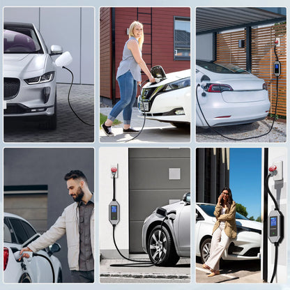AFYEEV 22KW 32A 3Phase Type2 Portable EV Charger Wi-Fi APP Control GB/T EVSE Charging Box Charging Station For Electric Car