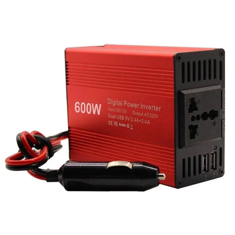 Power Converter Modified Sine Wave Universal Socket  12V /  220V / 600W - 54Grid - Renewable Energy Store