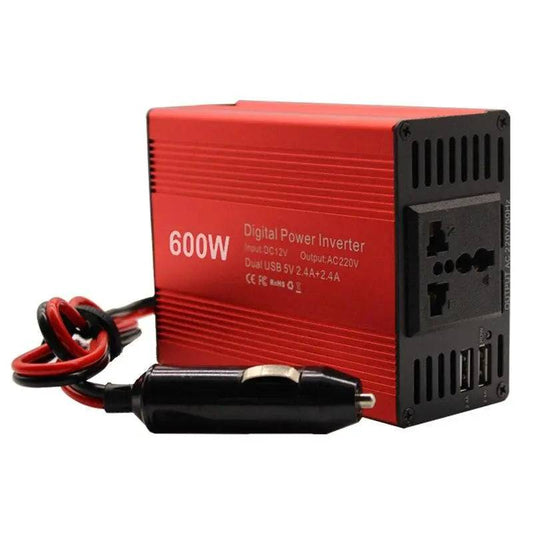 Power Converter Modified Sine Wave Universal Socket  12V /  220V / 600W - 54Grid - Renewable Energy Store