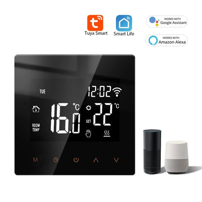ME81 TUYA APP WiFi Smart Thermostat Floor Heating TRV Water Gas Boiler Temperature Voice Remote Controller for Google Home Alexa by 54Grid - Renewable Energy Store