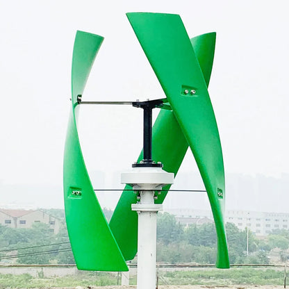 Factory 5000W 12V 24V 48V Vertical Wind Power Turbine Generator 5KW Low Noise Windmill for Home Farm With MPPT Charge Controller by 54Grid - Renewable Energy Store