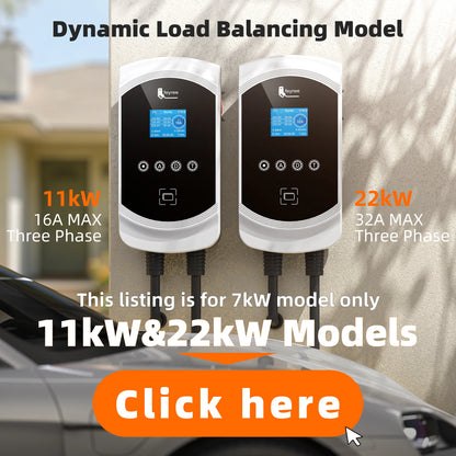 feyree EV Charger GB/T Socket Dynamic Loading Balance Charging Station 7kW 11kW 22kW APP Control for Electric Car EVSE Wallbox