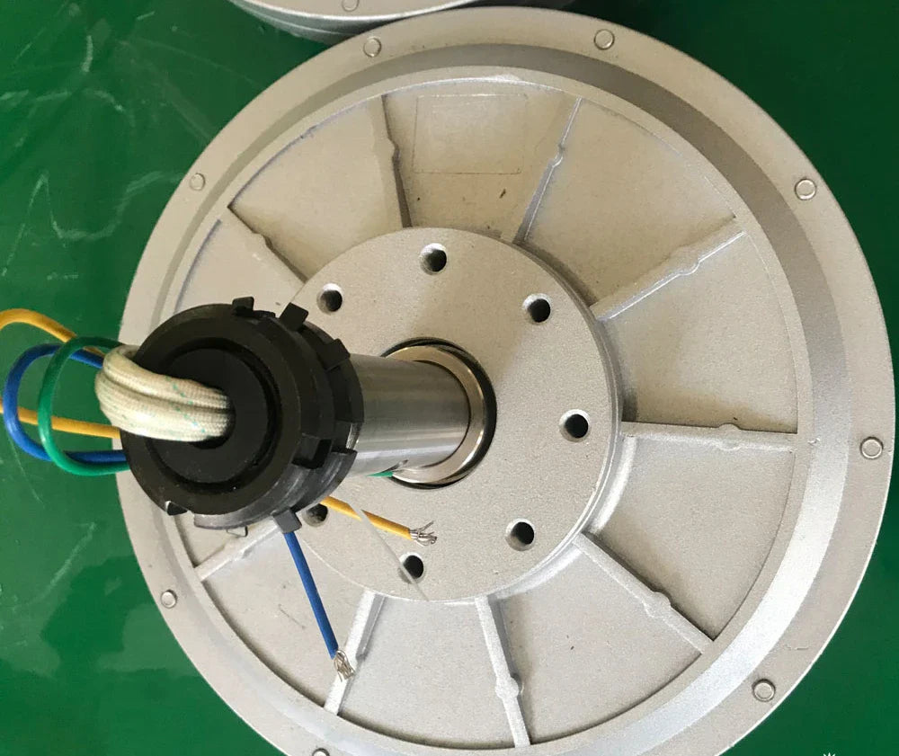 Vertical Wind Turbine PMG Coreless Maglev DIY Generator For New Energy Engine POWER 3KW 100, 180, 260rpm 96/220/380VDC by 54Grid - Renewable Energy Store