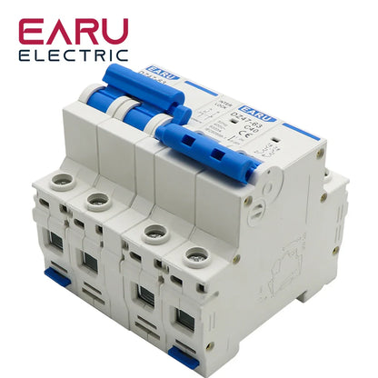 1P+1P 2P+2P MTS AC Dual Power Manual Transfer Interlock Circuit Breaker Din Rail Isolating Discounnecting Switch MCB 40A 63A by 54Grid - Renewable Energy Store