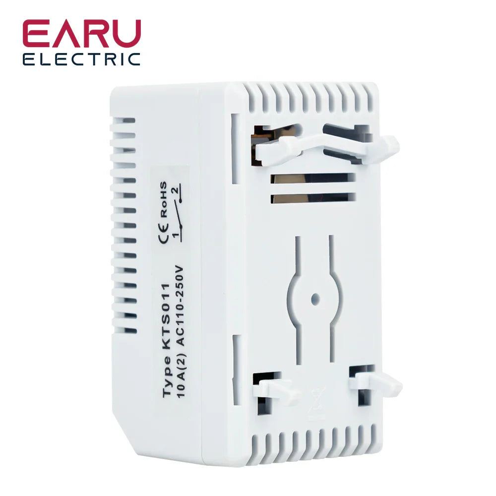 DIN Rail Cabinet Temperature Controller Industrial Thermostat KTO011 KTS011 0 to 60 Degree Centigrade Mechanical Thermoregulator