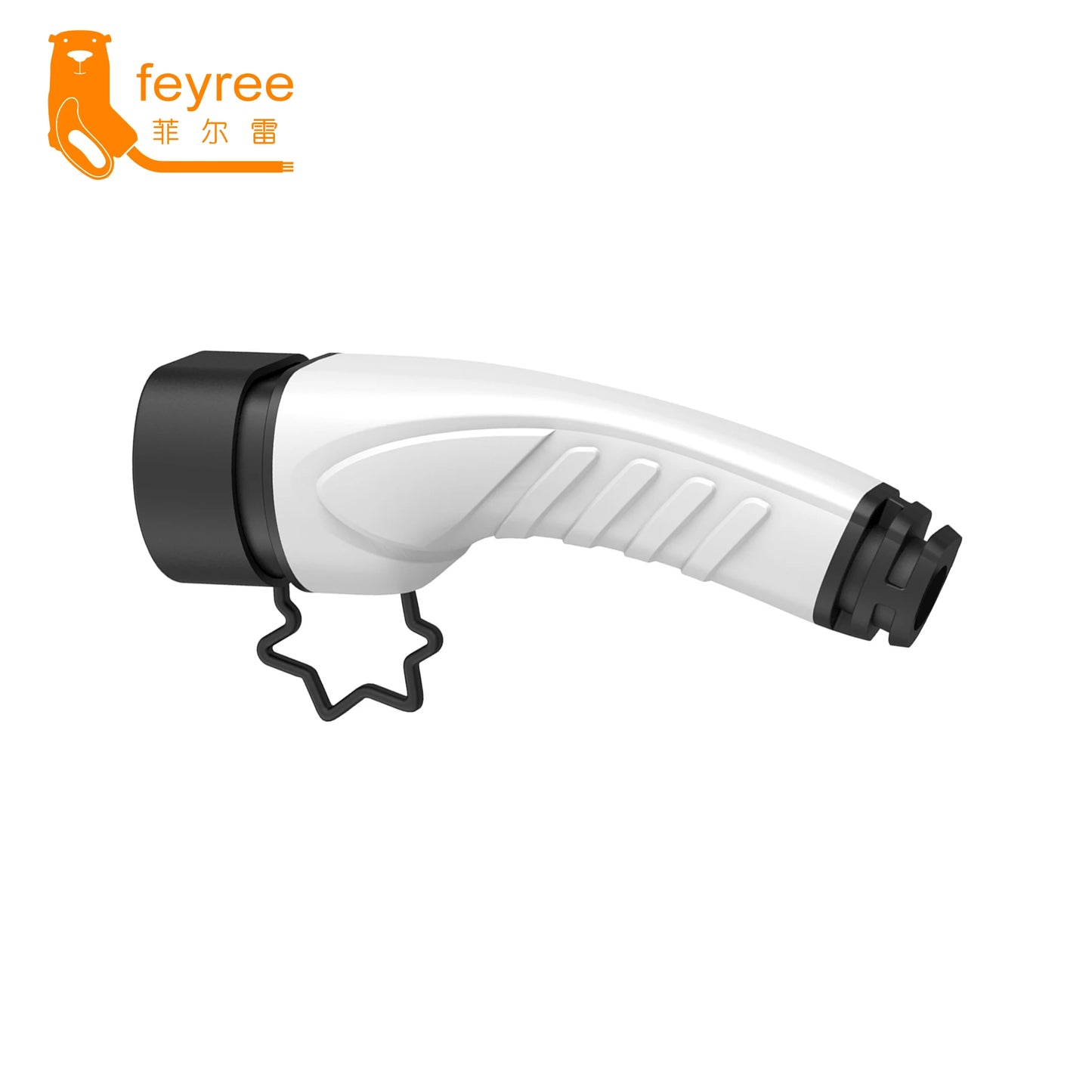 feyree EV Charger Plug Type2 Adapter EVSE Charger Female IEC 62196 Convertor 16A 32A for Electric Car Vehicle Charging Station