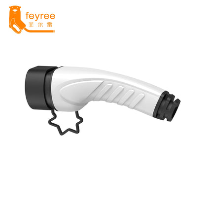 feyree EV Charger Plug Type2 Adapter EVSE Charger Female IEC 62196 Convertor 16A 32A for Electric Car Vehicle Charging Station