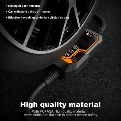 feyree EV Charger TS-NACS Socket 32A 7KW APP Control EVSE Portable Charger Box Holder Adapter Gift for Tesla Car Models 3/Y/S/X