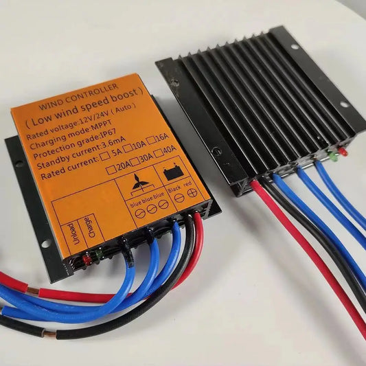 Efficient 10000W DC 48V IP67 Waterproof MPPT Charge Controller Wind Turbines Generator Battery Charge Controller Regulator by 54Grid - Renewable Energy Store