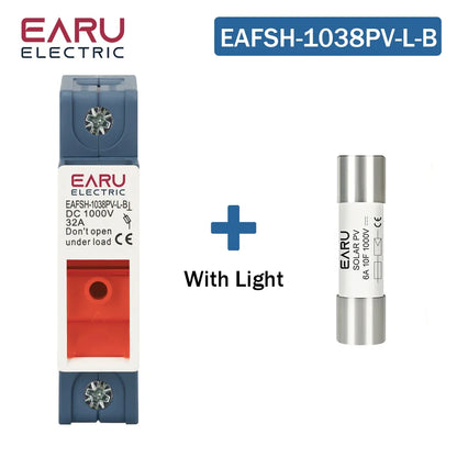 1P 2P 3P 4P Solar DC Fuse Holder High Voltage Solar PV DC 1000V Photovoltaic 6A-32A Photovoltaic System Protection Protector gPV