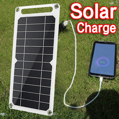 Wholesale Solar Panel 1-14pcs USB Waterproof Outdoor Hiking  Camping Portable Battery Mobile Phone Charging Bank  Charging Panel