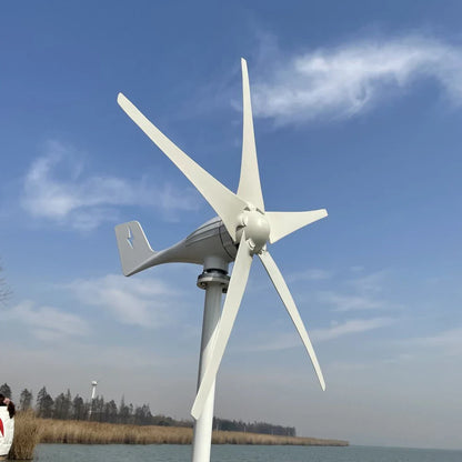 Wind Turbine Generator 12v 24v 48v 3 5 Blades Windmill Free MPPT Controller Factory Outlet 2kw 3kw New Energy Horizontal by 54Grid - Renewable Energy Store