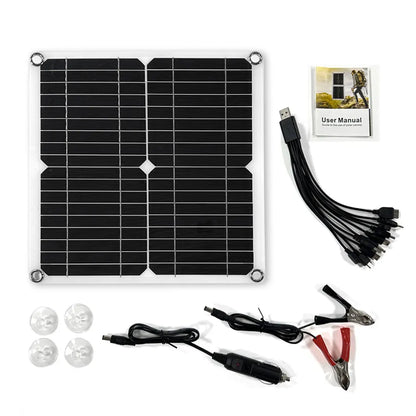 400W Solar Panel Kit With Dual 12V 5V USB Solar Controller by 54Grid - Renewable Energy Store