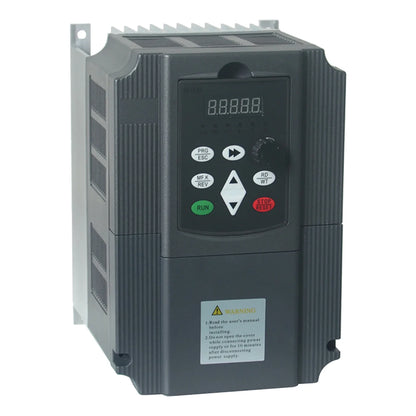 AC Drive VFD Inverter, 1 Phase 220V to 3 Phase 380V Conversion, Supports Motor Powers 5.5KW/7.5KW, 50hz or 60hz by 54Grid - Renewable Energy Store