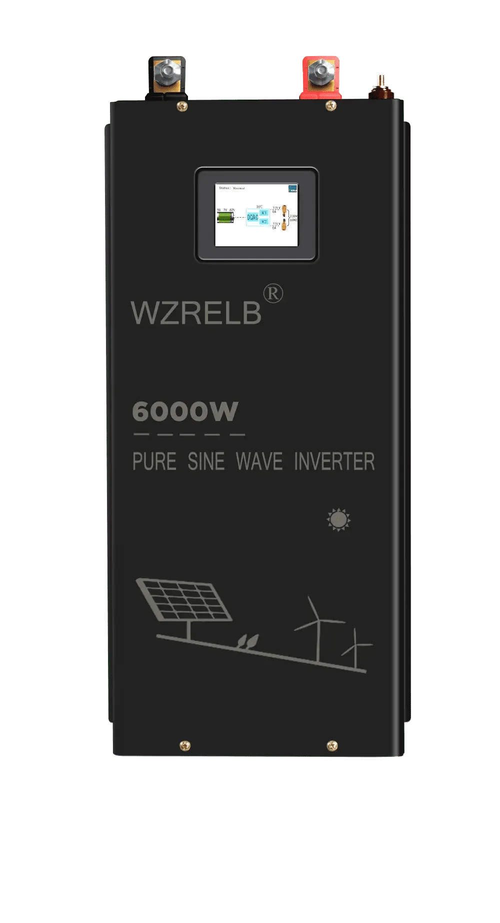 6000W Split-phase Pure Sine Wave Inverter Battery 24V/36V/48V/60V/96V DC to 110/220V,120/240V AC Converter Solar Power Generator - 54Grid - Renewable Energy Store