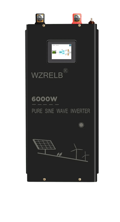 6000W Split-phase Pure Sine Wave Inverter Battery 24V/36V/48V/60V/96V DC to 110/220V,120/240V AC Converter Solar Power Generator - 54Grid - Renewable Energy Store