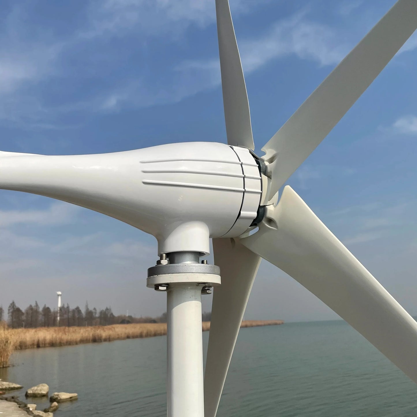 FLTXNY 5 Blades Windmills Wind Turbine Generator Free Energy China Factory 3000W 12V 24V 48V With Mppt Charge Controller by 54Grid - Renewable Energy Store