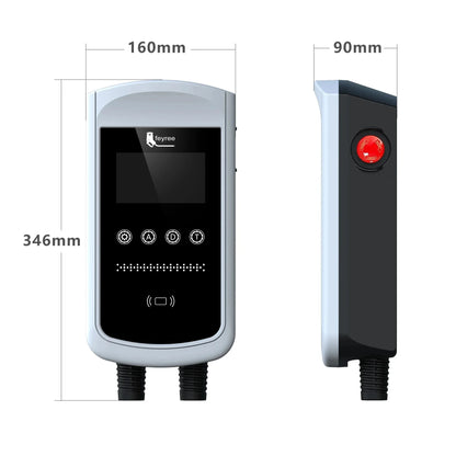 feyree Dynamic Load Balancing EV Charging Station 32A 7kW TS-NACS Charger Plug Car Charger EVSE Wallbox 9.6kW 12kW APP Control