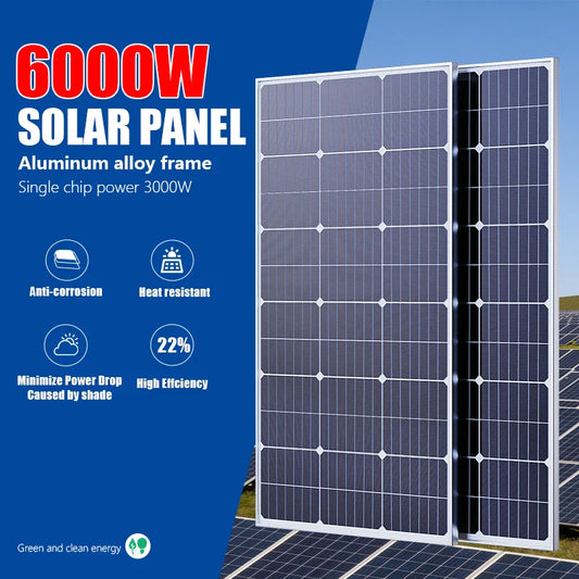 6000W Solar Panel 18V High Efficiency Portable Power Bank by 54Grid - Renewable Energy Store