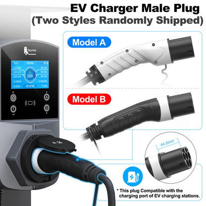 feyree EV Charger GB/T Female Car side to type2 Male Plug 16A 3.5KW 32A 7KW Charging Cable 5m 11KW 22KW 3Phase for Electric Car