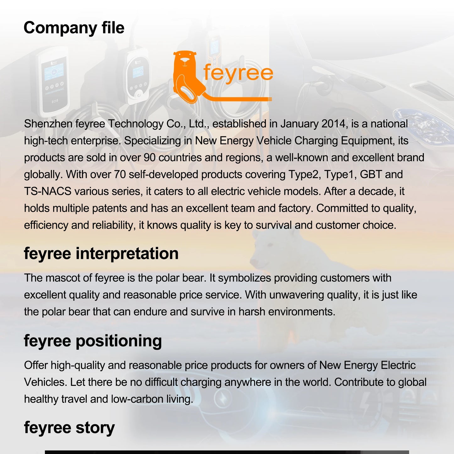 feyree 4.3 Inch Touch Screen Portable 7kW EV Charger Type2 Charging Plug with Smart Wifi APP AC Home Charger Professional Design