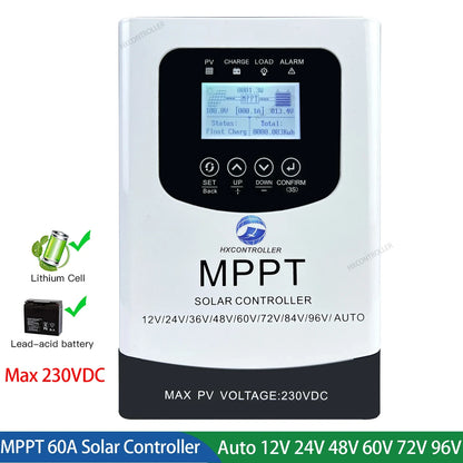 12V to 96V MPPT Solar Charge Discharge Controller 50A 80A by 54Grid - Renewable Energy Store