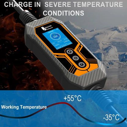 feyree Portable EV Charger 32A 7kW 1P APP WIFI Control Replaceable Charging Plug Smart Multifuction EV Charger for Electric Cars