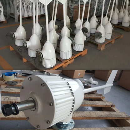 4000W 6000W Energy Sources Electric Power Generator 12v 24v 48v Wind Turbine 4kw 3 Blades Permanent Maglev With Mppt Charge by 54Grid - Renewable Energy Store