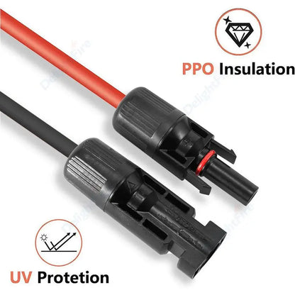 12AWG 4mm2 Solar PV Systems Tinned Copper Extension Wires by 54Grid - Renewable Energy Store