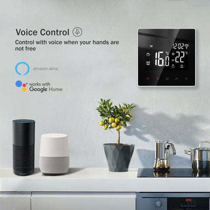 ME81 TUYA APP WiFi Smart Thermostat Floor Heating TRV Water Gas Boiler Temperature Voice Remote Controller for Google Home Alexa by 54Grid - Renewable Energy Store