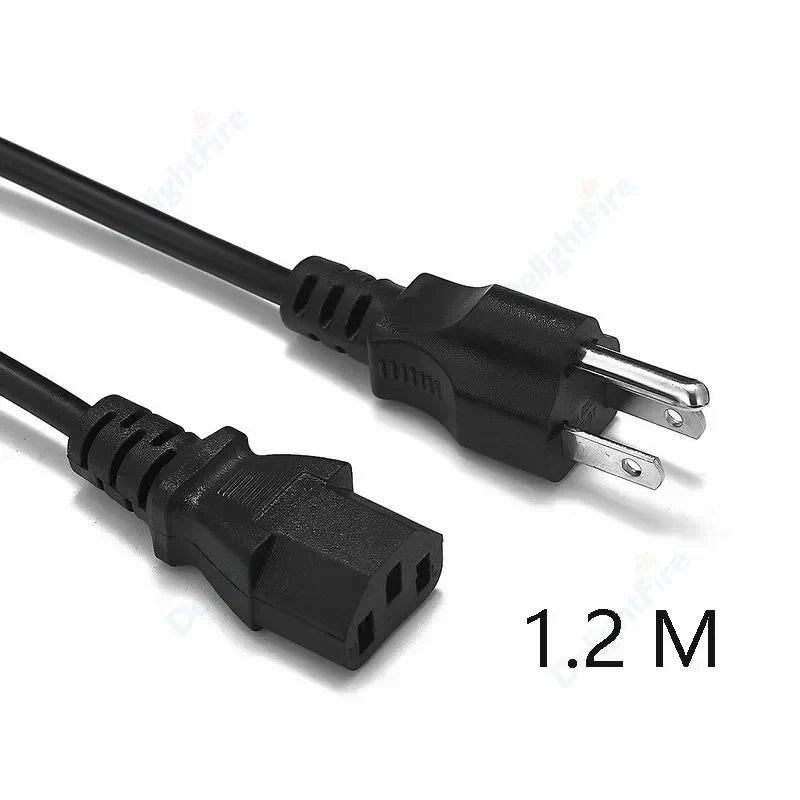 US UK CH Plug Power Extend Cable IEC C13 Lead Cord 1.2m 1.5m 1.8m 5ft for PC Monitor LCD TV 3D Printer by 54Grid - Renewable Energy Store