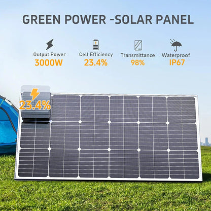 6000W Solar Panel 18V High Efficiency Portable Power Bank by 54Grid - Renewable Energy Store