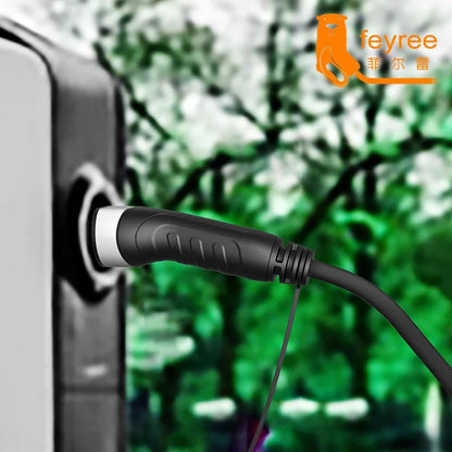feyree EV Charger Type2 Male Charger Plug for Power Supply Side 16A 32A 1 Phase IEC62196-2 Adapter 11KW 22KW 3Phase Electric Car by 54Grid - Renewable Energy Store