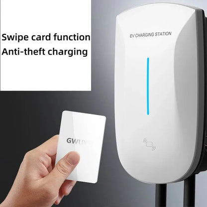 EV Charger Type2 22KW 3Phase Current Adjustable EVSE Wallbox WIFI APP BT Version for Electric Vehicle Car Charging Station - 54Grid - Renewable Energy Store