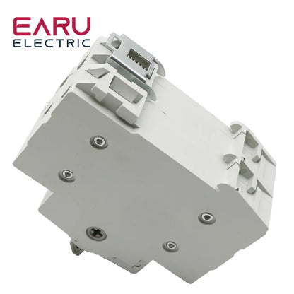 2P 40A 63A MTS Dual Power Manual Transfer Interlock Circuit Breaker Din Rail Isolating Discounnecting Switch by 54Grid - Renewable Energy Store
