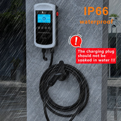 feyree EV Charging Station 32A 7KW TS-NACS Charger Plug for Tesla Car Charger EVSE Wallbox 9.6KW 12KW Fast Charging APP Control