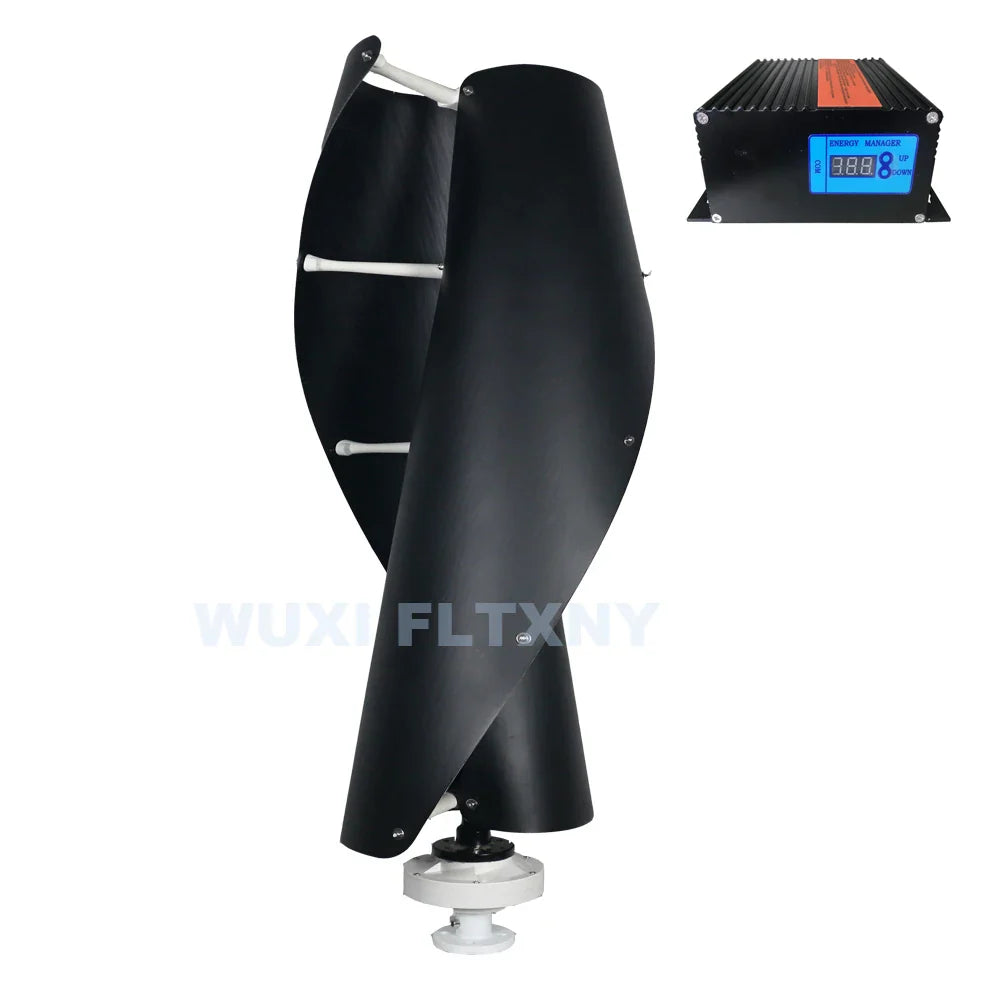 New Energy Windmill 300W 400W 600W 1000W 12v 24v 48v Vertical Wind Turbine Generator High Efficiency Low RPM With Controller by 54Grid - Renewable Energy Store