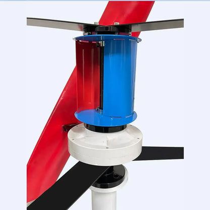 Factory 5000W 12V 24V 48V Vertical Wind Power Turbine Generator 5KW Low Noise Windmill for Home Farm With MPPT Charge Controller by 54Grid - Renewable Energy Store