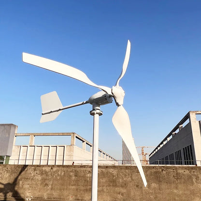 FLTXNY Low Star-up Wind Speed Generator 3KW 4KW 5KW Wind Turbine Generator with 3PCS Blades With 12V/24V/48V MPPT Controller by 54Grid - Renewable Energy Store