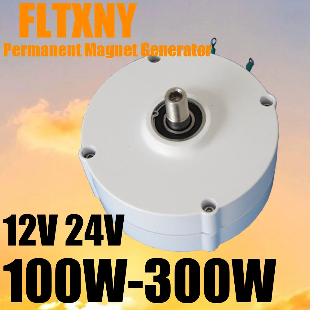 Generators 100W 200W 300W Low Speed 12V 24V 3 Phase Gearless Permanent Magnet AC Alternators For Wind Water Turbine For Home Use by 54Grid - Renewable Energy Store