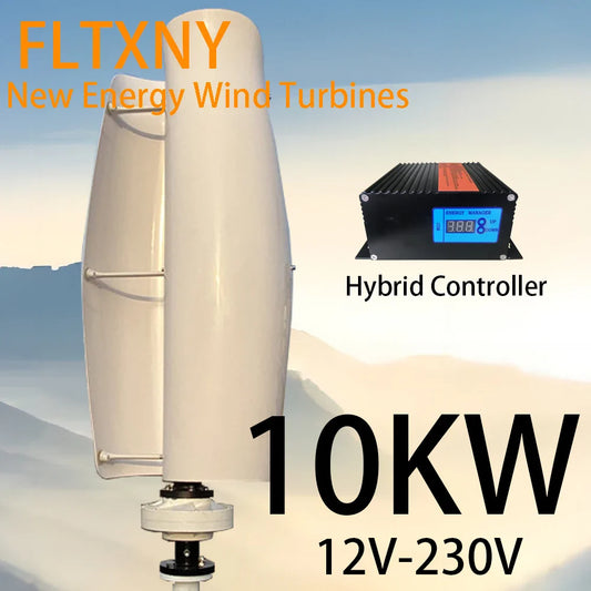 10KW Vertical Wind Turbine Power Generator 12V-230V With MPPT Controller by 54Grid - Renewable Energy Store