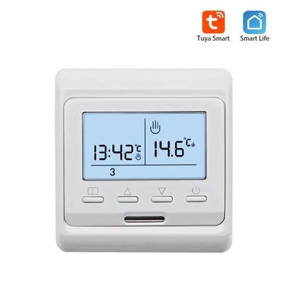 WiFi Smart Thermostat Temperature Controller Electric Floor Heating TRV Water Gas Boiler Remote Control Tuya Alexa Google Home by 54Grid - Renewable Energy Store